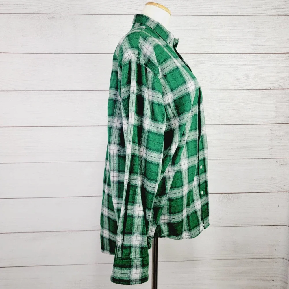Cabela's Cotton Plaid Button Up Shirt - Picture 3 of 7